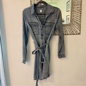 GAP long sleeve gray dress- size medium